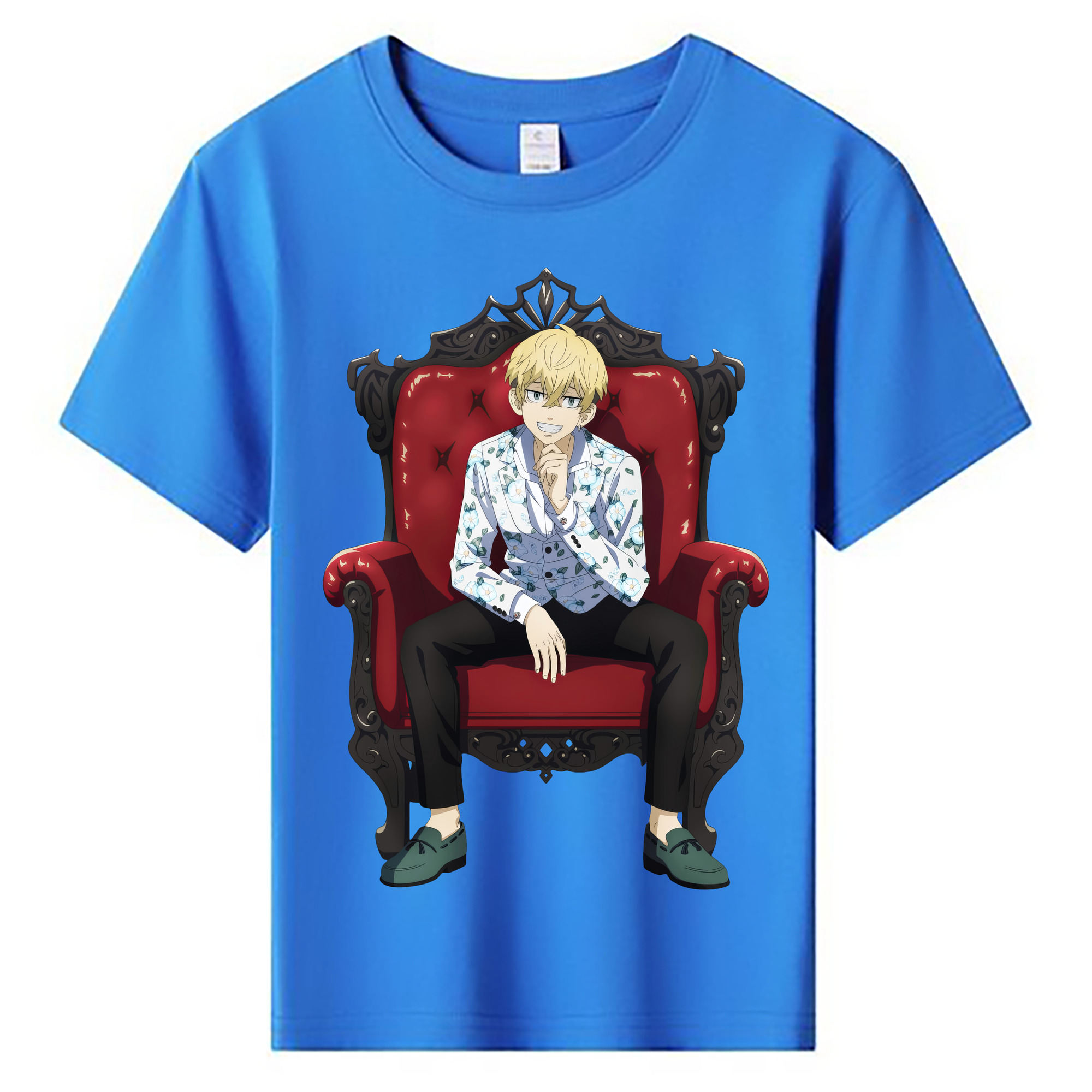 （画像用） 東京リベンジャーズ Tokyo Revengers 綿100％キッズTシャツ（フロントプリント）
